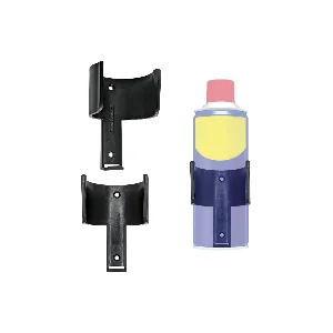 StealthMounts OM-CAN-BLK-2 Spuitbus Houder - Zwart - 2 Stuks