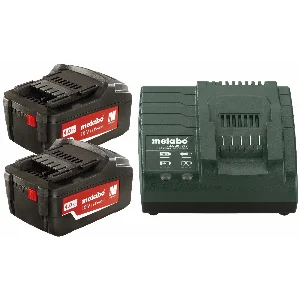 Metabo 685050000 18V Li-Ion Accu Starterset (2x 4.0Ah) + Lader