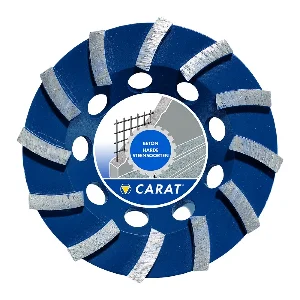 Carat CUDG125300 DG Standard Komschijf - 125 X 22,23 X 6mm - Beton