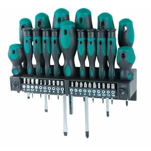 Brüder Mannesmann 11415 Schroevendraaierset + Bitset - 37-delige