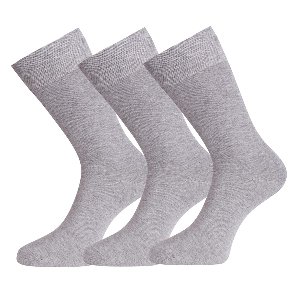 Sokken Beau (3-pack) - Grey Melange