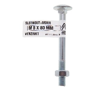 Slotbout moer m8x80mm Deltafix - Deltafix