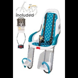 ToGo Achterzitje framebevestiging White/Polka Dot Blue