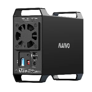 MAIWO Dual Bay 3.5-inch HDD Schijf Array Hard Drive Box RAID Array Box SATA naar USB 3.0 Schijf Externe Box Vier RAID-mo