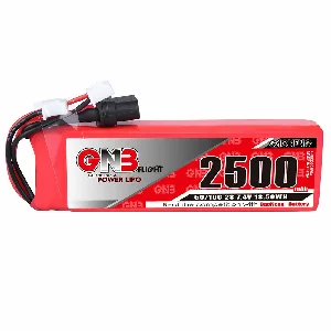 Gaoneng GNB 7.4V 2500mAh 5C 2S LiPo-accu met XT60-stekker en XH2.54-stekker voor Frsky Taranis X9D Plus