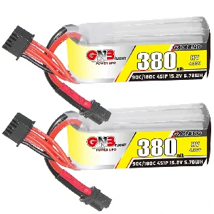 GAONENG GNB LiHV 4S 15.2V 380mAh 90C LiPo-batterij XT30-stekker voor CineWhoop RC FPV Racing Drone Vliegtuig