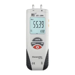 HTI HT-1890 Gasdrukmeter Manometer Handheld Digitale Manometer Gegevens Vast Medidor Presion
