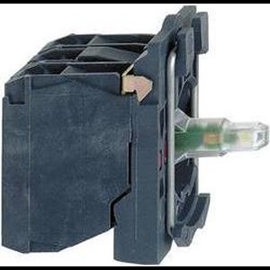 Schneider Electric ZB5AW0B11 Hulpschakelaar, LED-element Met bevestigingsadapter, Met fitting 1x NO Wit Moment 24 V/DC,