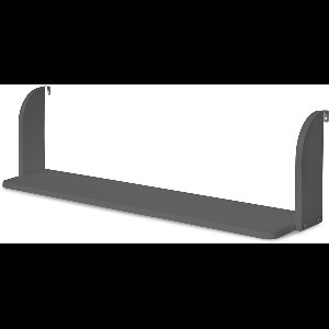 Homestyle4u Hangrek - Rek voor hoogslaper - Kinderen - Grijs - 1 Plank