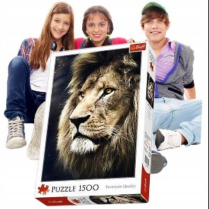 Trefl 1500 Stukpuzzel: Leeuwenportret - Prachtig & Duurzaam