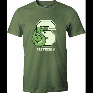 Harry Potter - Kaki Men's T-shirt - S Slytherin - L