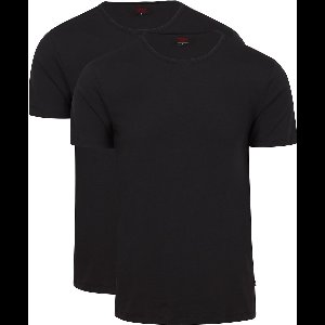Levi's T-shirt Ronde Hals Zwart 2Pack - Maat L - Heren - Basic T-shirt