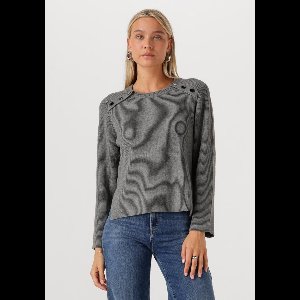 Liu Jo Ecs Maglia Chiusa Truien & vesten Dames - Sweater - Hoodie - Vest- Grijs - Maat L