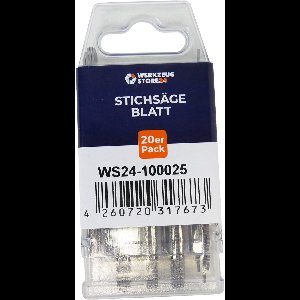 WS24 20x HSS decoupeerzaagblad gefreesd/gekruld GL 75 VL 50 mm re...