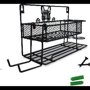Goodivery ® Föhn- en Stijltanghouder Zonder Boren voor Muur- en Tafelgebruik met Opbergruimte