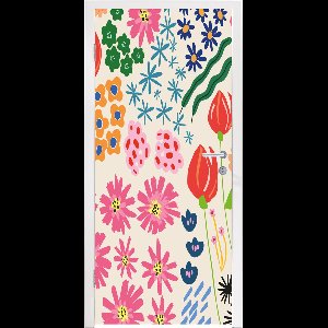 Deursticker Bloemen - Design - Tulp - 80x205 cm - Deurposter