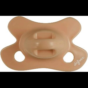 Difrax Uni Fopspeen - Rond - -2/+2 Mnd - Caramel