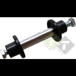 Kruiwagenwiel as, 128mm lang, 20mm as