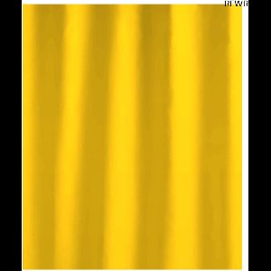 RFWR® Douchegordijn 120 x 200 cm - Effen Geel - 100% Polyester