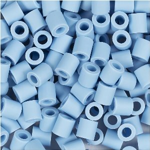 Nabbi BioBeads strijkkralen lichtblauw 1000 stuks milieuvriendelijk.