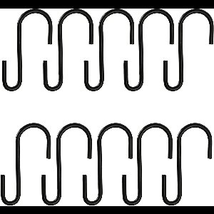 Set van 10 RVS S-Haken - Veelzijdige Ophanghaken voor Keuken, Kledingkast, Tuin en Garage