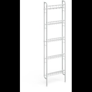 Vicco Klivo Ladderrek – 44.5 x 160 cm met 5 planken Wit