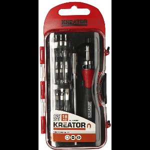 Kreator - Hand tools - KRT400007 - Ratelschroevendraaier set - 18 st.