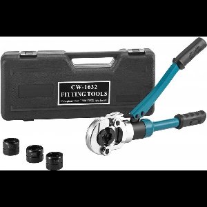 Vevor - Krimptang - Hydraulische Krimper - Hydraulische Pex Pijp Aluminium Plastic Buis Krimptang - Hydraulische Krimptang - Loodgieters Krimper Voor PB - Blauw