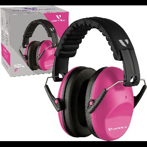 Vanderfields Gehoorbescherming Kinderen - Gehoorbeschermers Kinderen - Oorkappen Kinderen - 3-16 jaar - 26dB - Roze - V-Star