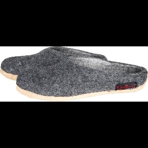 Woolloows Gevilte Wollen Sloffen voor Herren én Dames - Shuffle Antracite 41