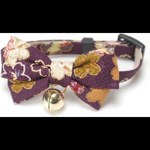 Necoichi halsband katten kimono strik - kattenhalsband verstelbaar van 25-36cm - halsbandje