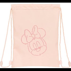 Rugtas met Koordjes Minnie Mouse Roze (26 x 34 x 1 cm)