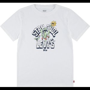 Levi´s ® Kids Stay Cool T-shirt Met Korte Mouwen Wit 6 Years Jongens