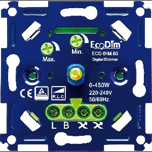 LED Dimmer 0-500 Watt – Fase aan en afsnijding - Universeel