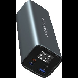 Heko Solar® Fuse 140 - Powerbank - 27.000 mAh - 140W snellader - USB-A/USB-C - Laptop Powerbank - Digital Display - Noodpakket