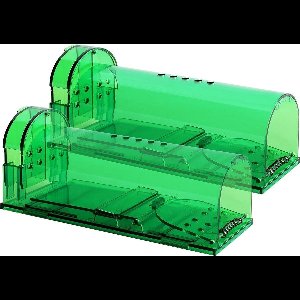 Scoby - Muizenval - Diervriendelijke Vanger - Mouse Trap - 2 Stuks - Binnen & Buiten - Diervriendelijk - Transparant