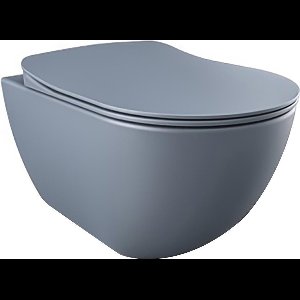 Bally Free Wandclosetpot Met Spoelrand Met RVS Sproeier (Bidet) Mat Basalt