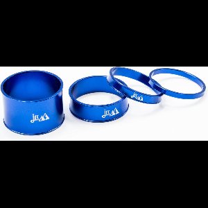 JRC-Components Machined Anodised Headset Spacers Blue