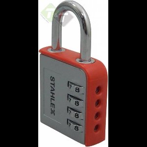 Hangslot Stahlex, Cijferslot Alu, Sloten, 46mm, Cijfersloten