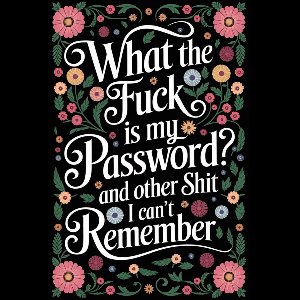 Alfabetisch Wachtwoordenboek Notitieboek - Grote Letter, Overzichtelijk & Grappig Cadeau