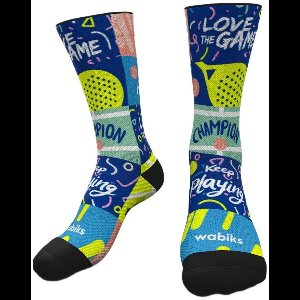 Wabiks Love Padel Crewsokken Blauw EU 43-46 Man,Vrouw