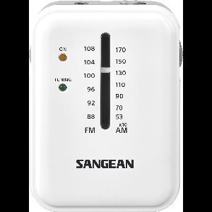 Sangean Pocket 320 - SR-32 - Zakradio met AM/FM, compact - Wit