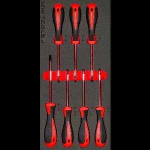 Schroevendraaierset Torx foam tray 7 delig MW Tools