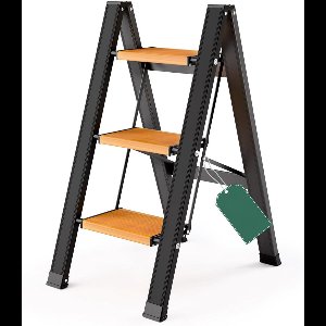 Huishoudtrap 3 Treden - Keukentrap Inklapbaar - Opstapje