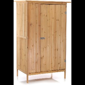 GTB® Hout Tuinberging - Tuinkast - Opbergdoos - Natuurlijk - ‎92cm x 57cm x 154cm