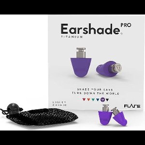 Flare Audio Earplugs Earshade Pro Titanium Violet Orchid