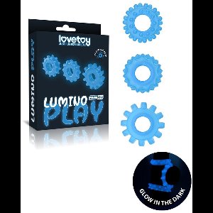 Lovetoy - Lumino Play - Cockringen Set 3-delig - Glow In The Dark