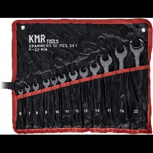 Ringsteeksleutel set - 6 t/m 22 mm - 12 dlg - Steek ringsleutel - KMR Tools