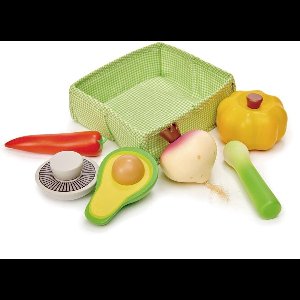 Mandje met groenten | Tender Leaf Toys