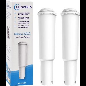AllSpares Waterfilter (2x) voor koffievolautomaten geschikt voor onder andere Jura White 60209